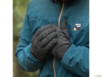 Рукавички Trekmates Harland Glove, Dark Grey Marl - фото