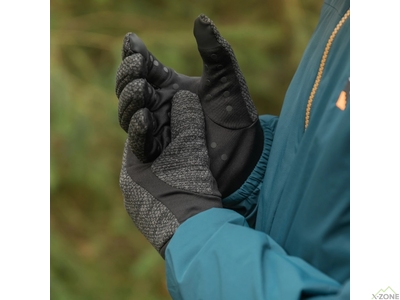 Рукавички Trekmates Harland Glove, Dark Grey Marl - фото