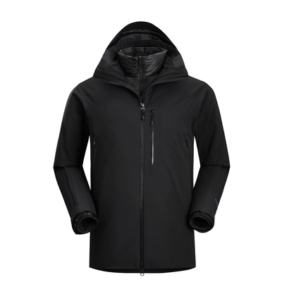 Мембранная куртка Kailas Genie 3-in-1 Hardshell Jacket Men's, Black (KG2341112) - фото