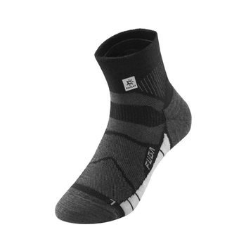 Термоноски Kailas Low Cut Trail Running Wool Socks Women's, Black (KH2301204) - фото