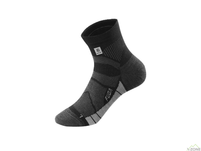 Термошкарпетки Kailas Low Cut Trail Running Wool Socks Women's, Black (KH2301204) - фото