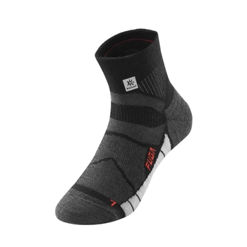 Термоноски Kailas Low Cut Trail Running Wool Socks Men's, Black (KH2301104) - фото