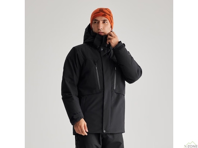 Куртка пухова Kailas Mid Length Down Jacket Men's, Black (KG2343126) - фото