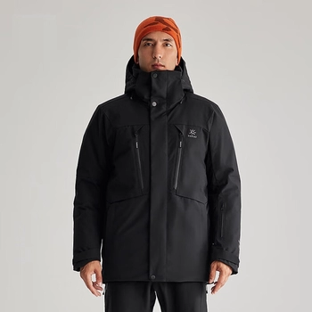 Куртка пуховая Kailas Mid Length Down Jacket Men's, Black (KG2343126) - фото