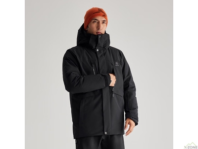 Куртка пухова Kailas Mid Length Down Jacket Men's, Black (KG2343126) - фото