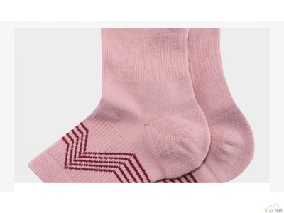 Трекінгові шкарпетки Kailas Low Cut Lightweight Trekking Socks Women's (2 Pairs), Mineral Pink/Deep Garnet Red (KH2302212) - фото