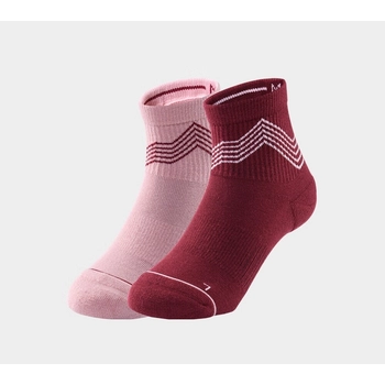 Треккинговые носки Kailas Low Cut Lightweight Trekking Socks Women's (2 Pairs), Mineral Pink/Deep Garnet Red (KH2302212) - фото