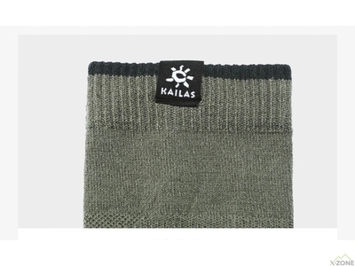 Треккинговые носки Kailas Pro Mountaineering Socks Unisex, Deep Moss Green (KH2301102) - фото