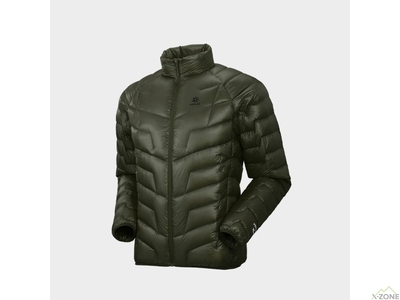 Куртка пухова Kailas GT ZERO Stand Collar Down Jacket Men's, Marsh Green (KG2343113) - фото