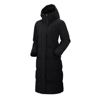 Пальто пуховое Kailas Long Down Jacket Women's, Black (KG2343203) - фото