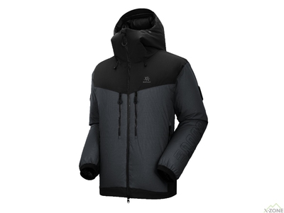 Куртка пухова Kailas 6000GT Down Jacket Men's, Moon Rock Gray/Black (KG2343119) - фото