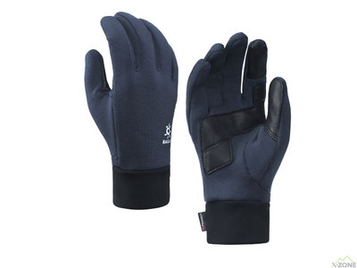 Рукавички флісові Kailas Polartec Stretchy Fleece Gloves Men's, Navy Blue (KM2364103) - фото