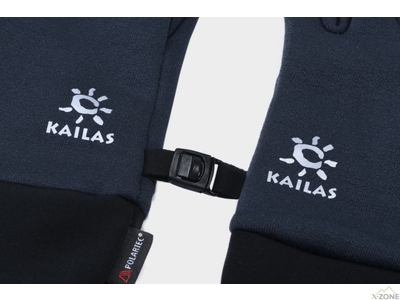 Рукавички флісові Kailas Polartec Stretchy Fleece Gloves Men's, Navy Blue (KM2364103) - фото