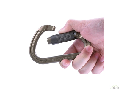 Карабін Kailas Mount Triple Lock HCA Carabiner, Iron Gray (KE210015) - фото