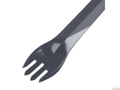 Ложка, виделка, ніж Lifeventure Ellipse Cutlery, Graphite (75013) - фото