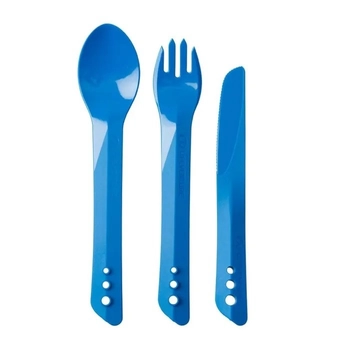 Ложка, вилка, нож Lifeventure Ellipse Cutlery, Blue (75011) - фото