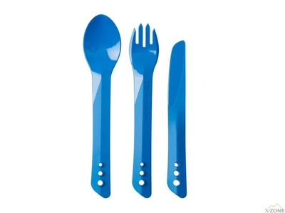 Ложка, вилка, нож Lifeventure Ellipse Cutlery, Blue (75011) - фото