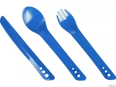 Ложка, вилка, нож Lifeventure Ellipse Cutlery, Blue (75011) - фото