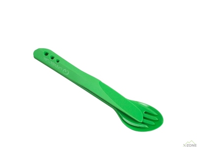 Ложка, виделка, ніж Lifeventure Ellipse Cutlery, Green (75012) - фото