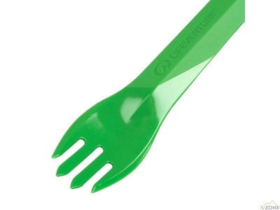 Ложка, вилка, нож Lifeventure Ellipse Cutlery, Green (75012) - фото