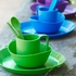 Ложка, вилка, нож Lifeventure Ellipse Cutlery, Green (75012) - фото