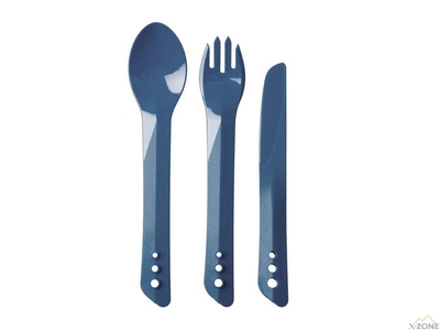 Ложка, вилка, нож Lifeventure Ellipse Cutlery, Navy Blue (75017) - фото