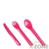 Ложка, вилка, нож Lifeventure Ellipse Cutlery, Pink (75016) - фото