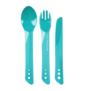 Ложка, вилка, нож Lifeventure Ellipse Cutlery, Teal (75015) - фото