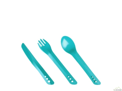 Ложка, вилка, нож Lifeventure Ellipse Cutlery, Teal (75015) - фото