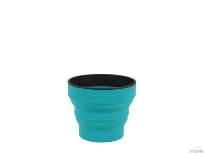 Чашка складана Lifeventure Silicone Ellipse Mug 350 ml, Teal (75731) - фото