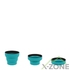 Чашка складная Lifeventure Silicone Ellipse Mug 350 ml, Teal (75731) - фото