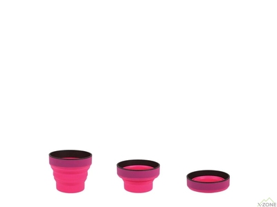 Чашка складная Lifeventure Silicone Ellipse Mug 350 ml, Pink (75732) - фото