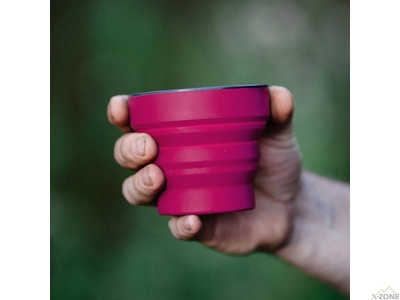 Чашка складана Lifeventure Silicone Ellipse Mug 350 ml, Pink (75732) - фото