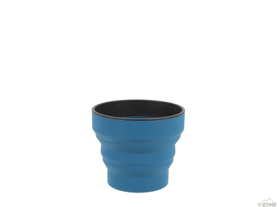 Чашка складана Lifeventure Silicone Ellipse Mug 350 ml, Navy Blue (75733) - фото