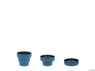 Чашка складана Lifeventure Silicone Ellipse Mug 350 ml, Navy Blue (75733) - фото