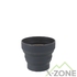 Чашка складана Lifeventure Silicone Ellipse Mug 350 ml, Graphite (75730) - фото