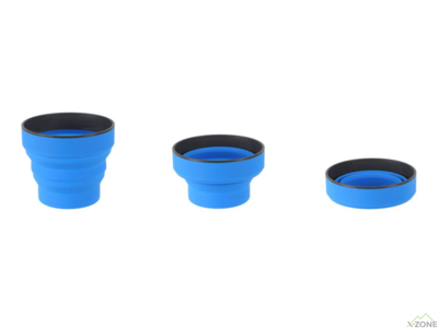 Чашка складная Lifeventure Silicone Ellipse Mug 350 ml, Blue (75710) - фото