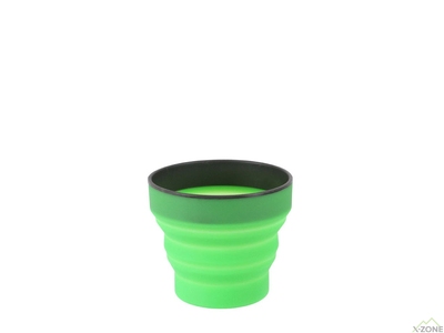 Чашка складана Lifeventure Silicone Ellipse Mug 350 ml, Green (75720) - фото