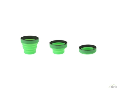 Чашка складная Lifeventure Silicone Ellipse Mug 350 ml, Green (75720) - фото