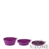 Миска складная Lifeventure Silicone Ellipse Bowl, Purple (75515) - фото