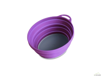 Миска складана Lifeventure Silicone Ellipse Bowl, Purple (75515) - фото