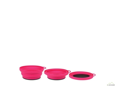 Миска складная Lifeventure Silicone Ellipse Bowl, Pink (75527) - фото