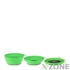 Миска складана Lifeventure Silicone Ellipse Bowl, Green (75520) - фото