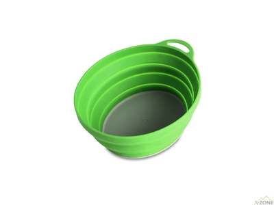 Миска складана Lifeventure Silicone Ellipse Bowl, Green (75520) - фото