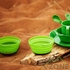 Миска складана Lifeventure Silicone Ellipse Bowl, Green (75520) - фото