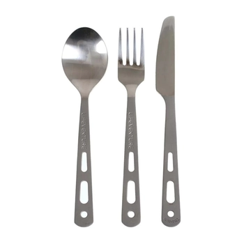 Ложка, виделка, ніж Lifeventure Titanium Cutlery (9515) - фото