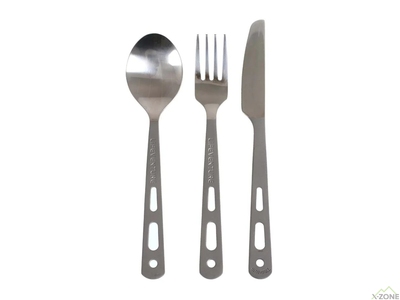 Ложка, вилка, нож Lifeventure Titanium Cutlery (9515) - фото