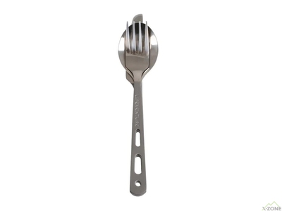 Ложка, виделка, ніж Lifeventure Titanium Cutlery (9515) - фото