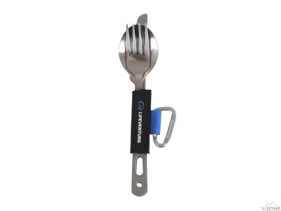 Ложка, виделка, ніж Lifeventure Titanium Cutlery (9515) - фото