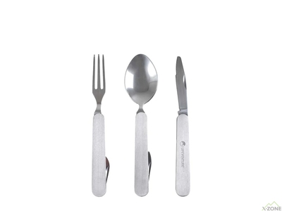 Виделка, ложка, ніж Lifeventure Folding Cutlery Set (9500) - фото